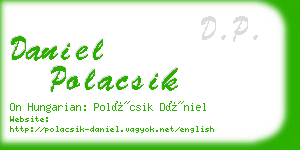 daniel polacsik business card